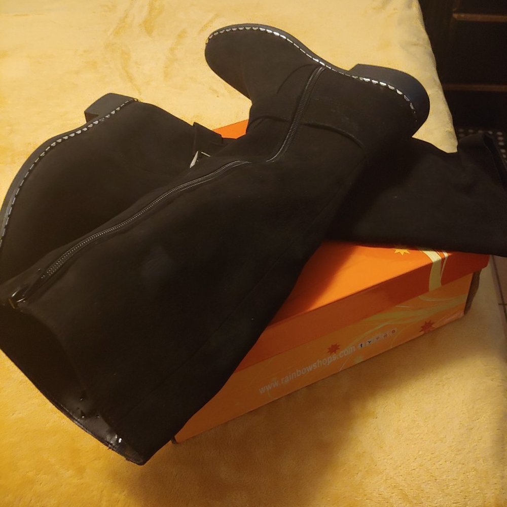 Black Suede Boots